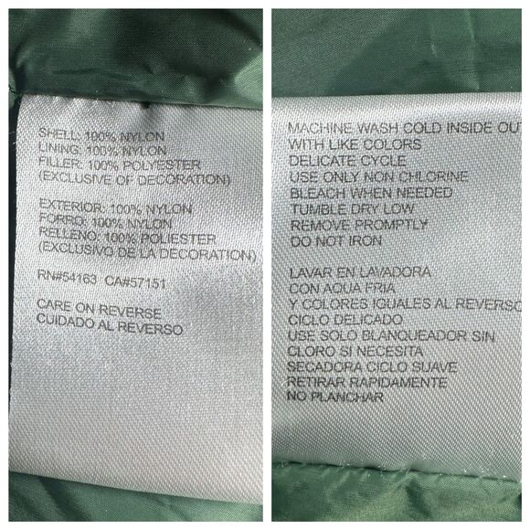 Green Bay Packers Black Puffer Jacket Women's Size Small NFL Team Apparel - Picture 10 of 10